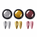 3 Colours Chrome Nail Powder Set