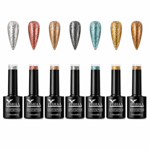 Pishaa UV Platinum Glitter Gel Polish – Series 26–32